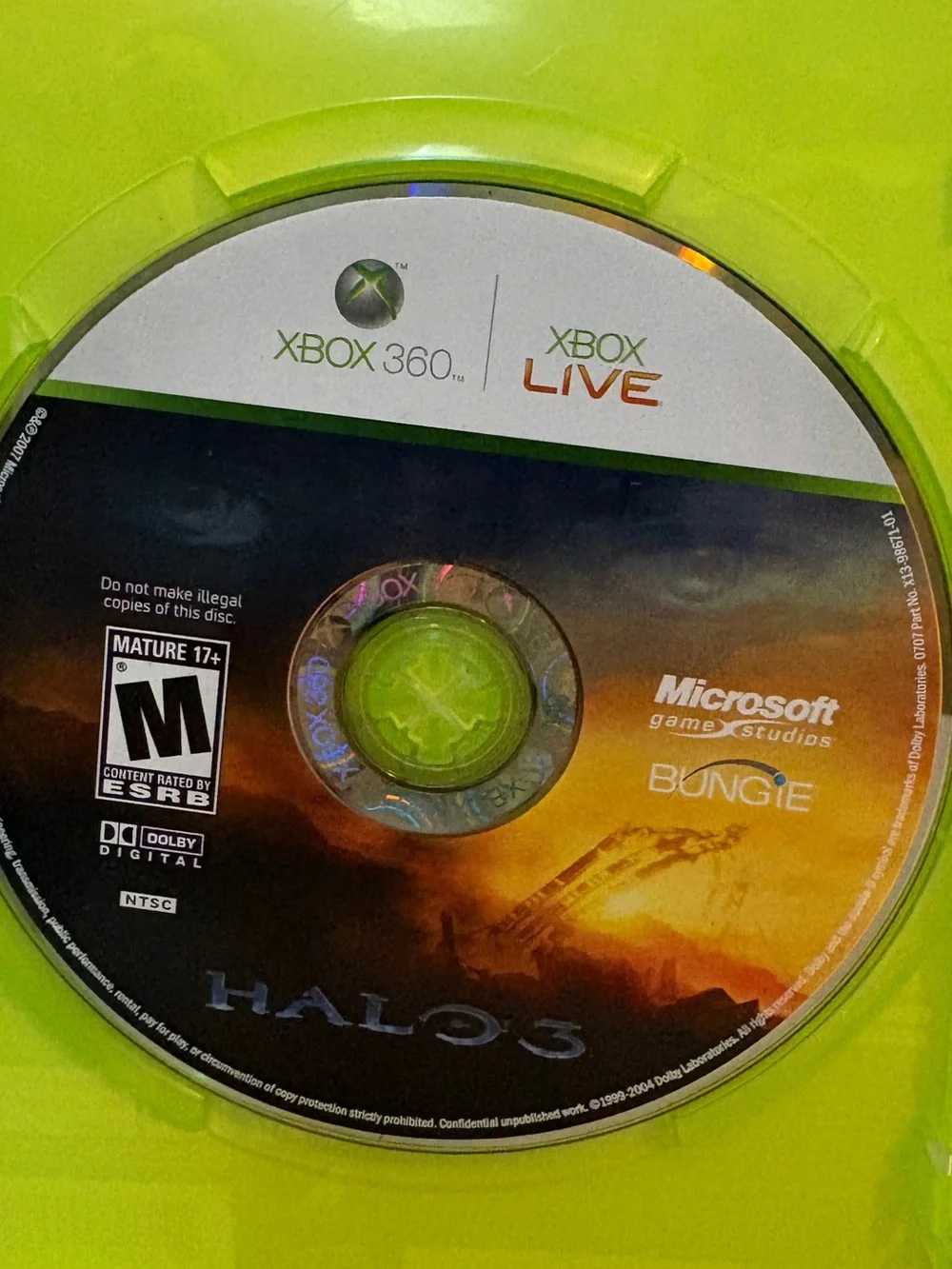 Halo 3 Xbox 360 Game Complete In Case Master Chief Bungie 2007 CIB